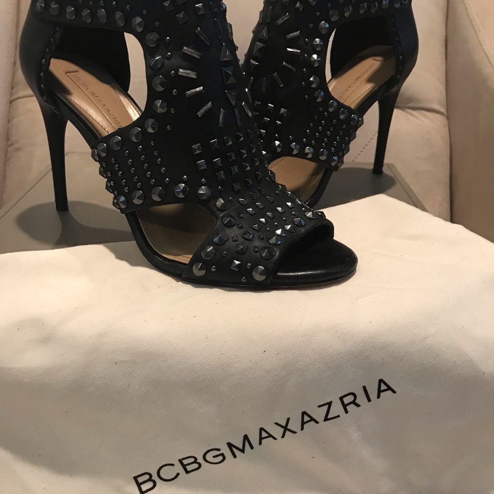 BCBG MAXAZRIA RUNWAY PROSE STUDDED HEELS